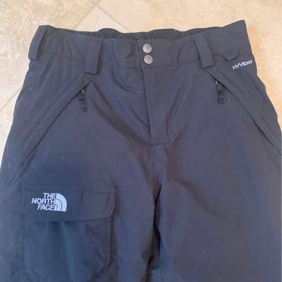 The North Face Girls Black Waterproof Ski Pants Size Large 14/16 - Picture 2 of 4